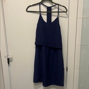 Annie Griffin Navy Backless Dress